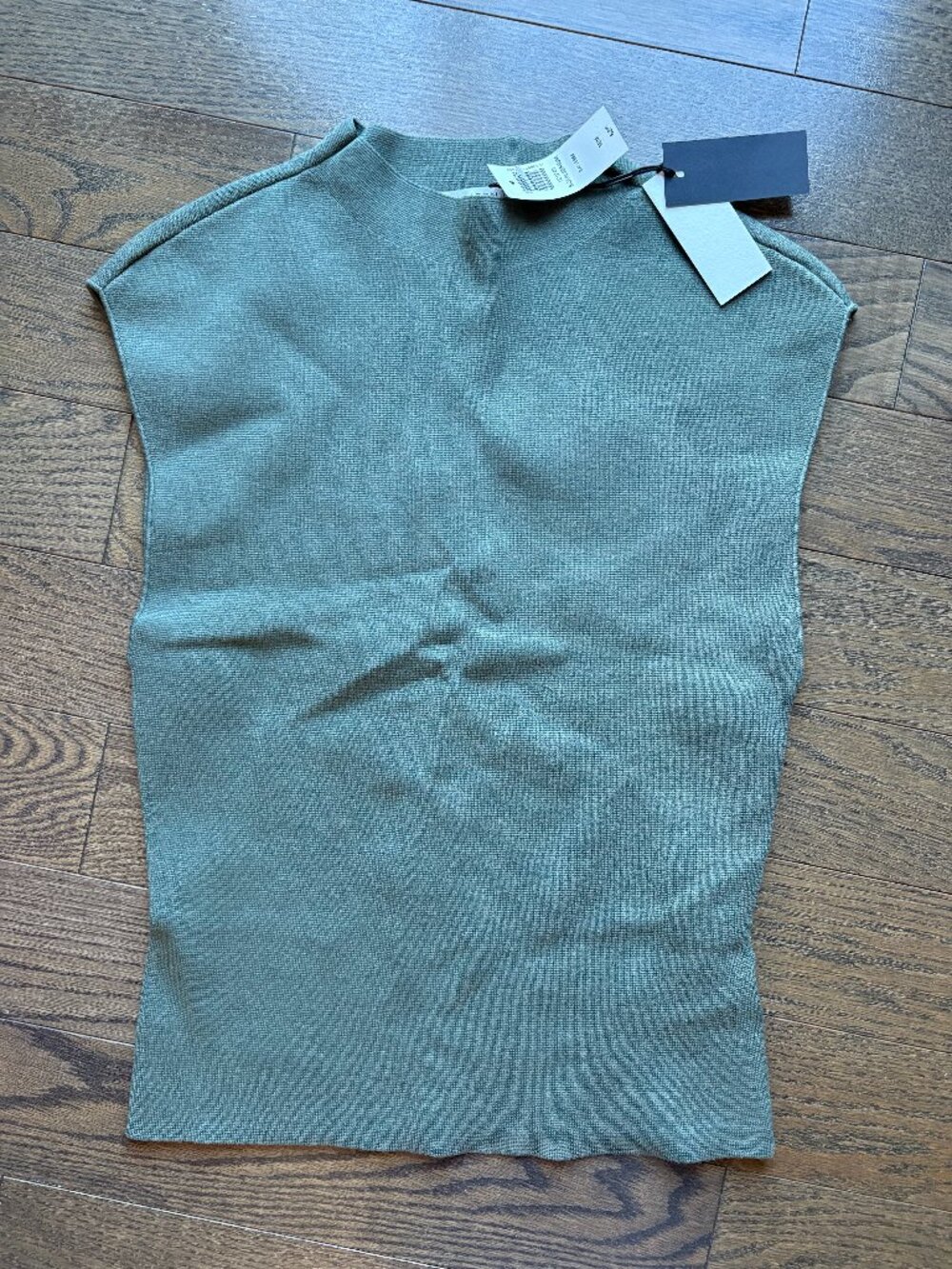 Babaton Green High-Collared Tank